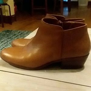 Sam edelman cognac booties